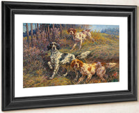 Three Hunting Dogs By Edmund Henry Osthaus Fine Art Print