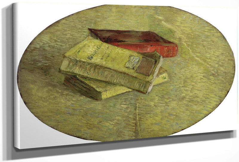 Three Novels By Vincent Van Gogh Fine Art Print
