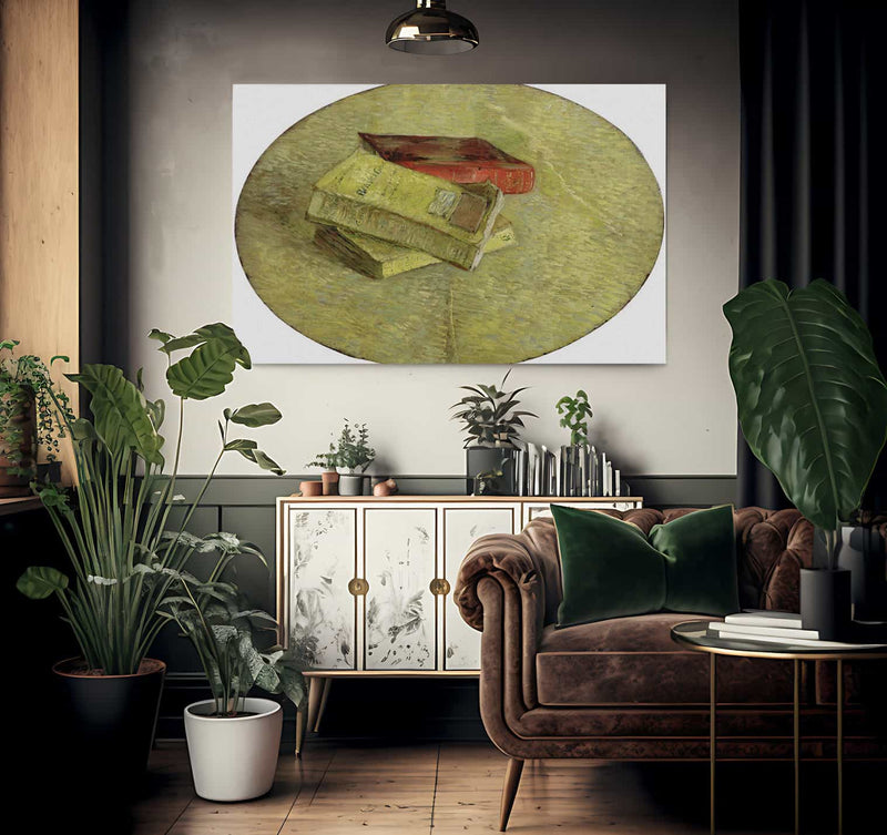 Three Novels By Vincent Van Gogh Fine Art Print
