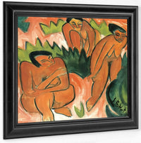 Three Nudes (Dune Picture From Nidden) M9 Karl Schmidt Rottluff Fine Art Print