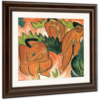 Three Nudes (Dune Picture From Nidden) M9 Karl Schmidt Rottluff Fine Art Print