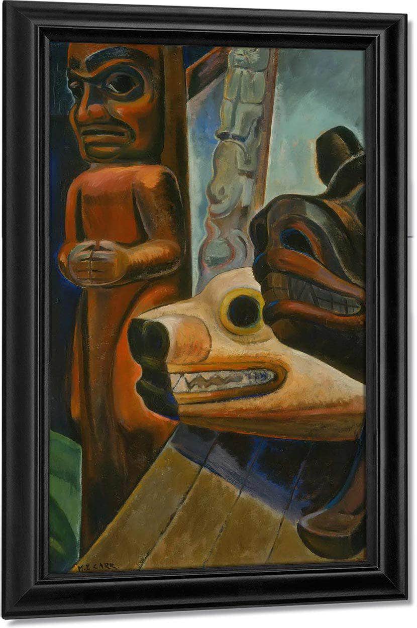 Three Totems By Emily Carr Fine Art Print