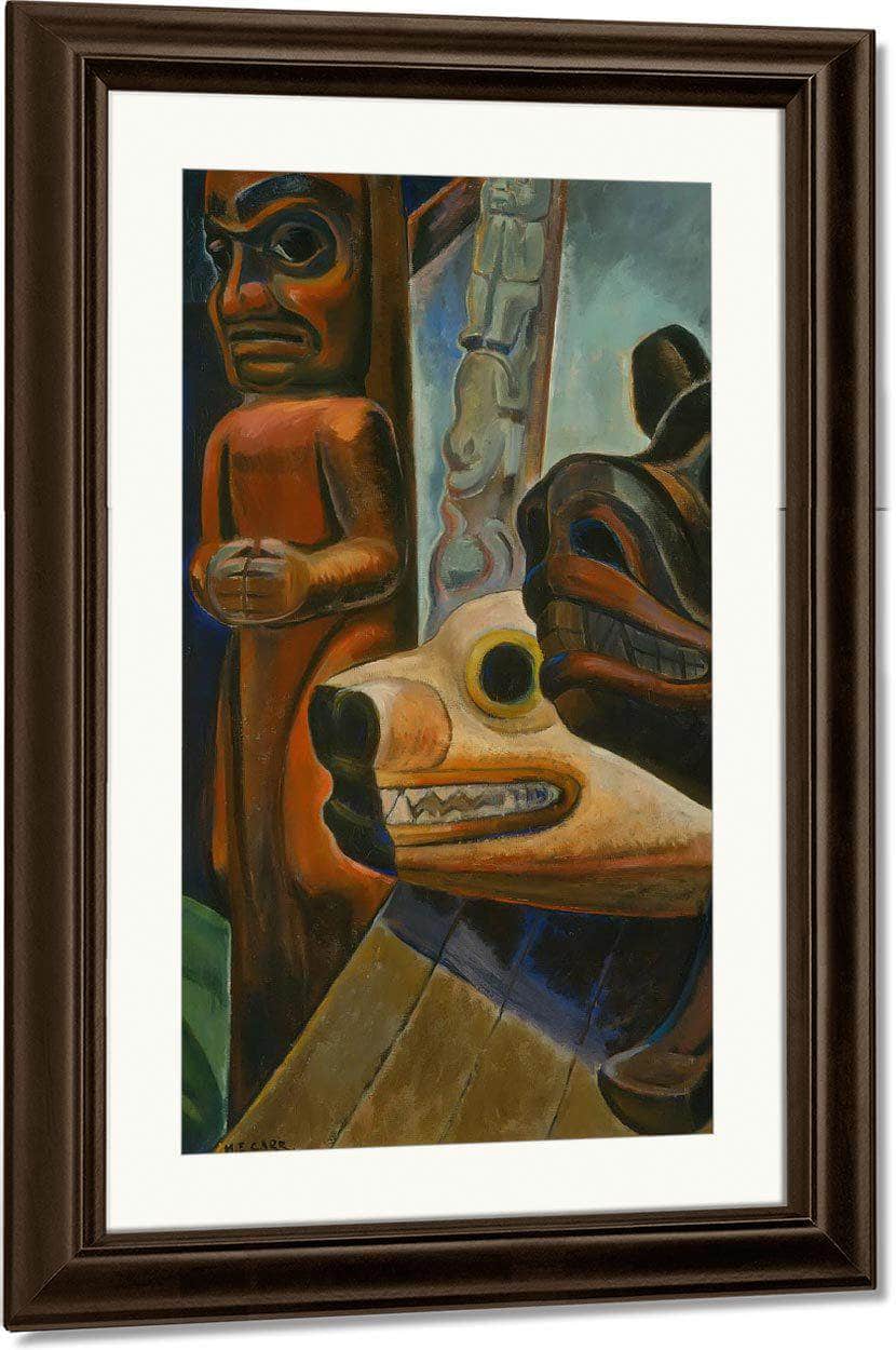 Three Totems By Emily Carr Fine Art Print