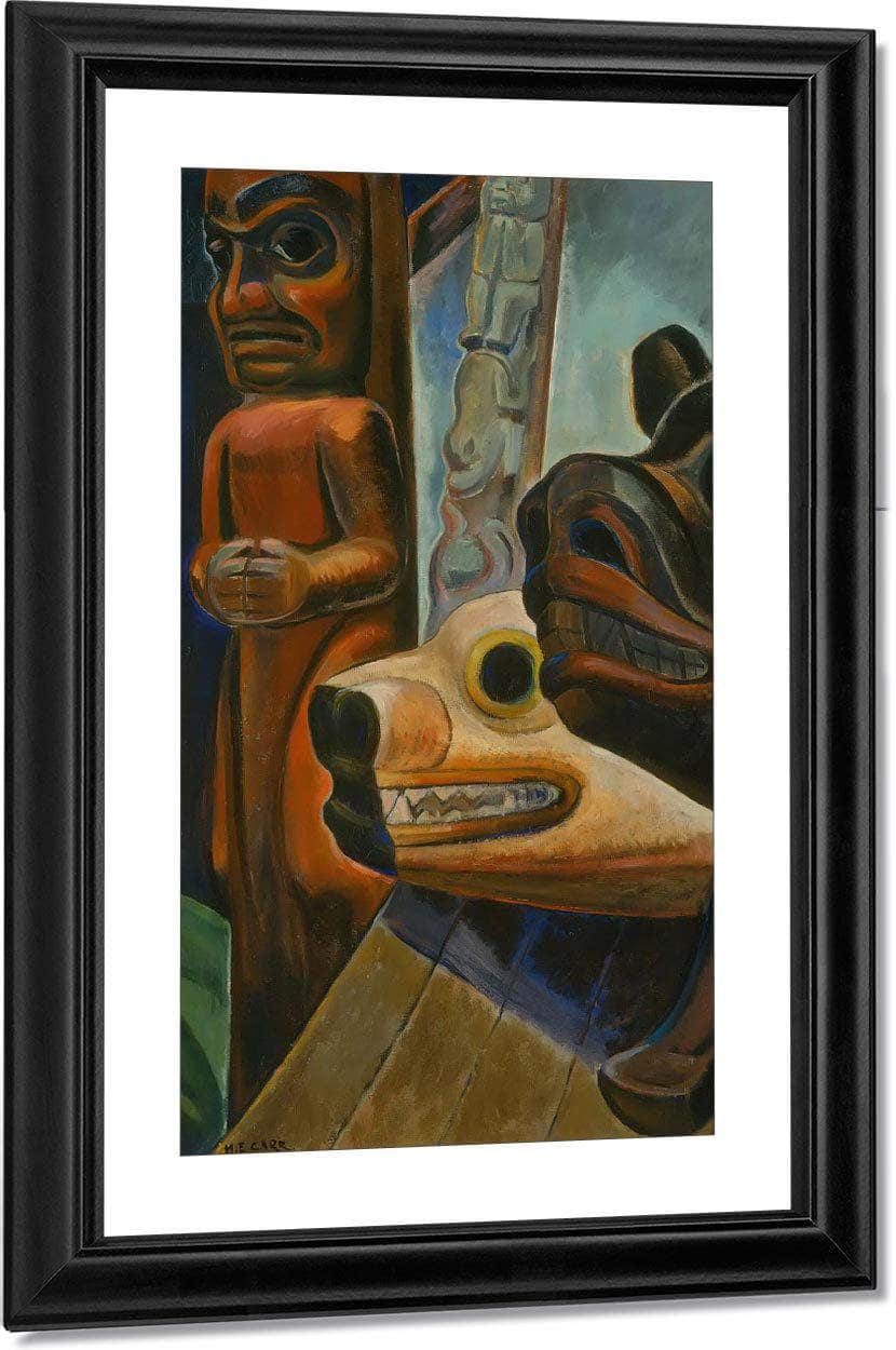 Three Totems By Emily Carr Fine Art Print