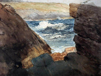 Through The Rocks By Winslow Homer Fine Art Print