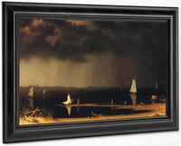 Thunder Storm On Narragansett Bay By Martin Johnson Heade Fine Art Print
