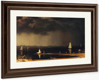 Thunder Storm On Narragansett Bay By Martin Johnson Heade Fine Art Print