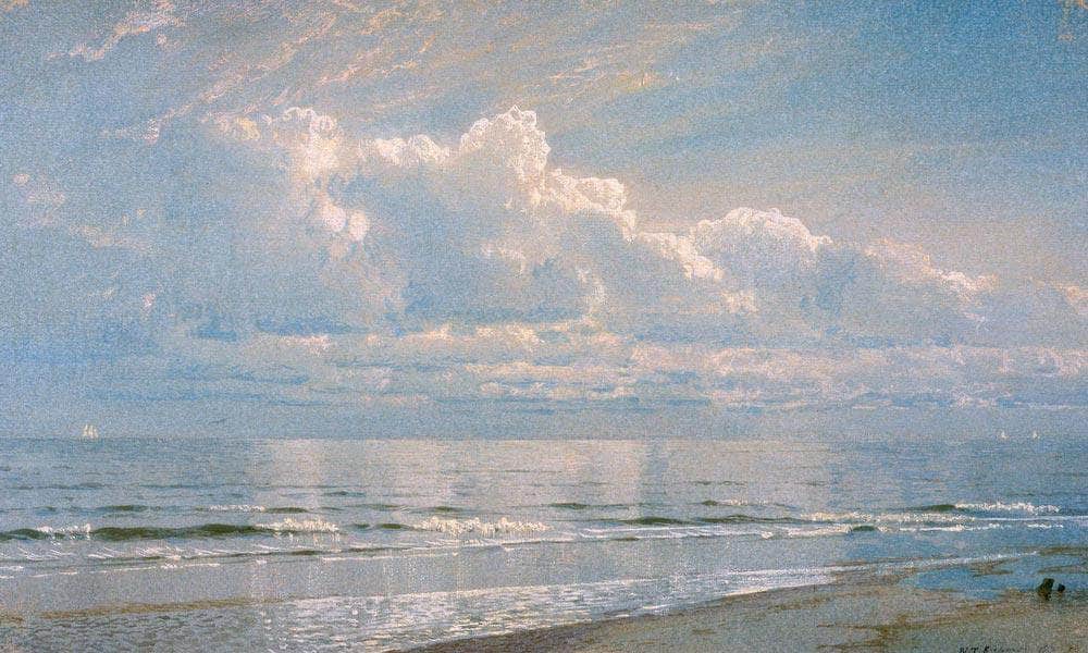 Thunderheads At Sea The Pearl By William Trost Richards Fine Art Print