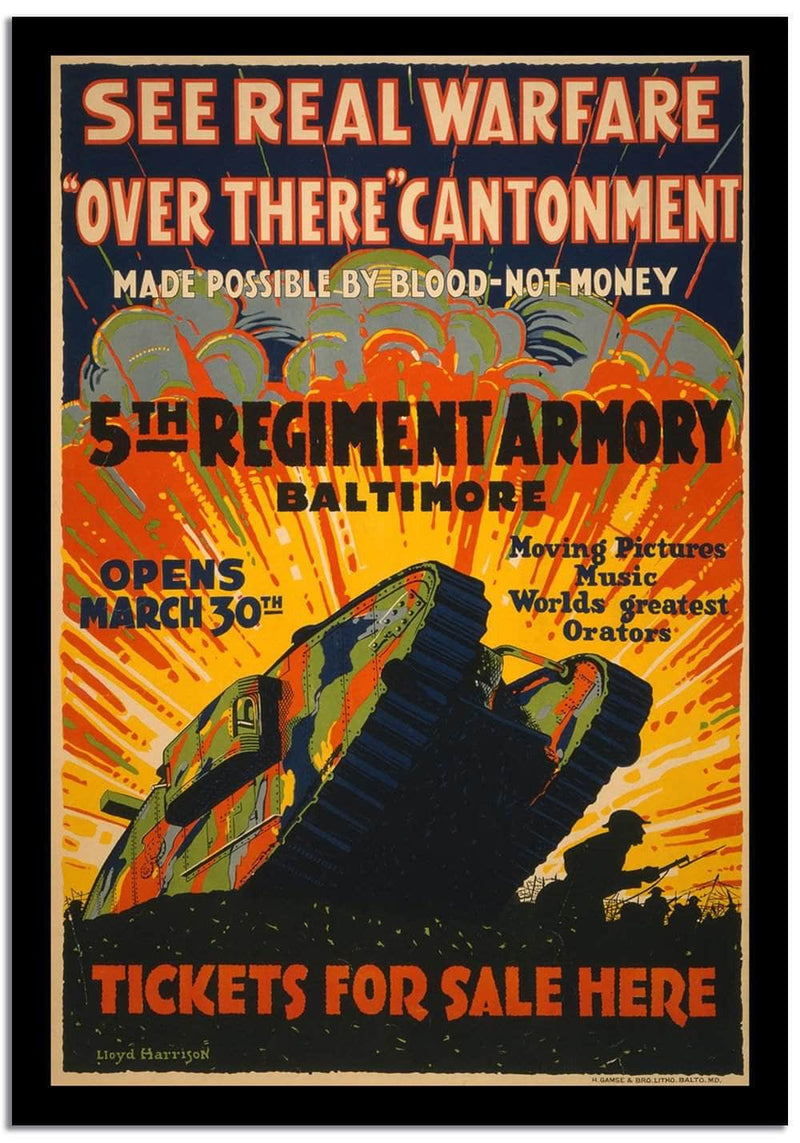 Ticekts For Sale Here  Vintage Poster Fine Art Print