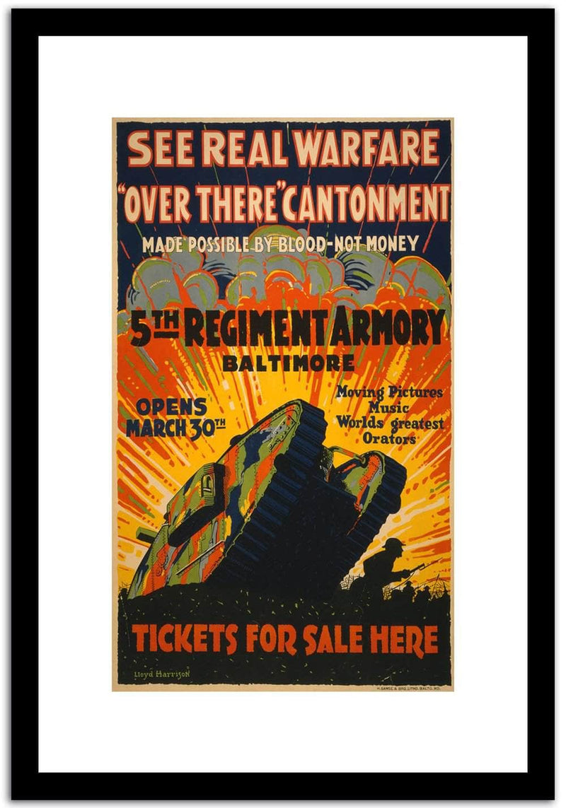 Ticekts For Sale Here  Vintage Poster Fine Art Print