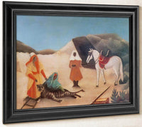 Tiger Hunt About 1904 By Henri Rousseau Fine Art Print