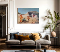 Tiger Hunt About 1904 By Henri Rousseau Fine Art Print