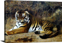 Tiger Painting Jean Leon Gerome Canvas Art Fine Art Print