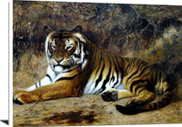 Tiger Painting Jean Leon Gerome Canvas Art Fine Art Print
