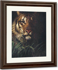 Tiger's Head By Abbott Handerson Thayer Fine Art Print