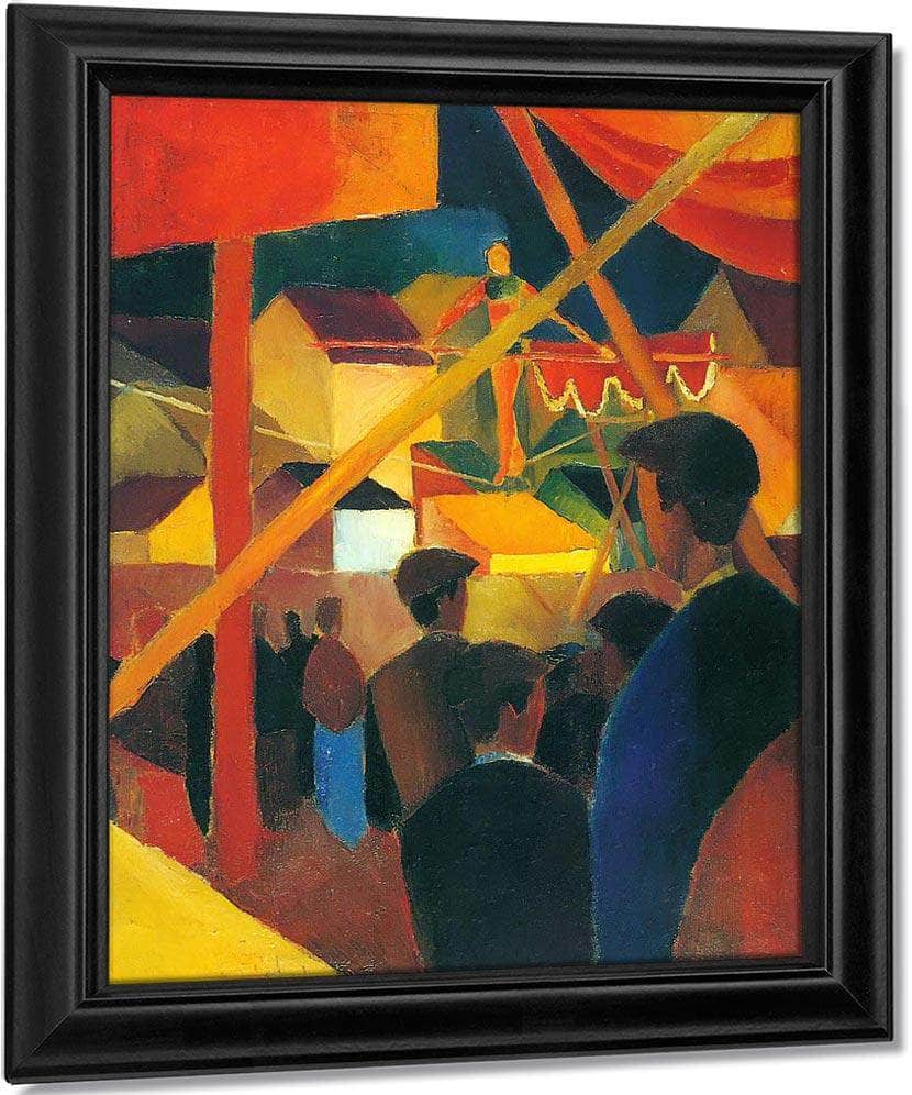 Tighrope Walker By August Macke Fine Art Print