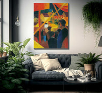 Tighrope Walker By August Macke Fine Art Print