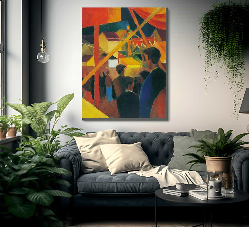 Tighrope Walker By August Macke Fine Art Print