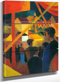 Tighrope Walker By August Macke Fine Art Print