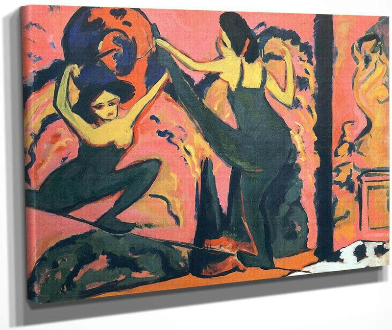 Tightrope Dance By Ernst Ludwig Kirchner Fine Art Print