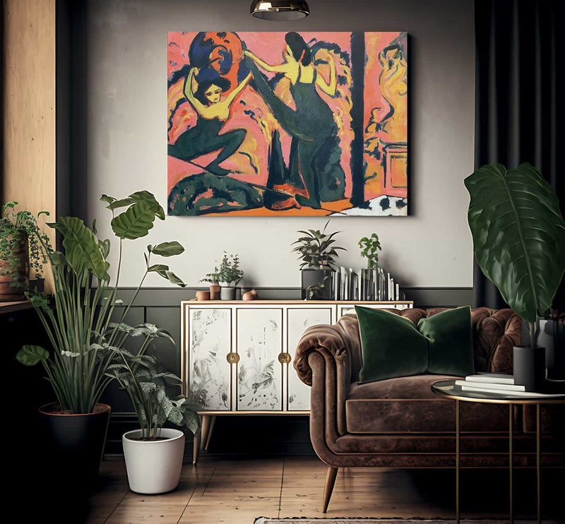 Tightrope Dance By Ernst Ludwig Kirchner Fine Art Print