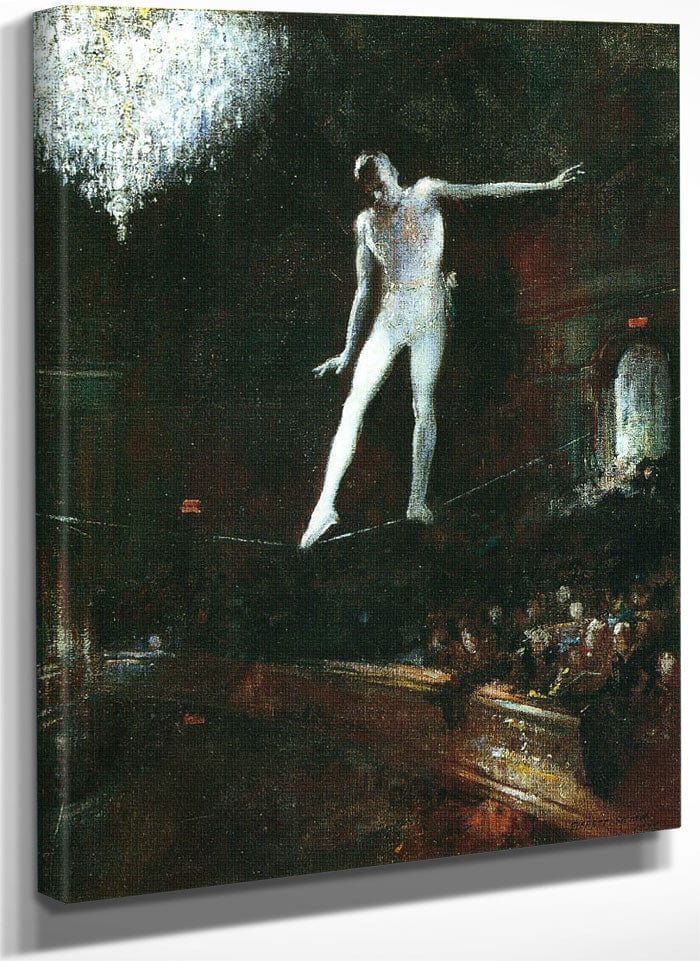Tightrope Walker 1924 By Everett Shinn Fine Art Print