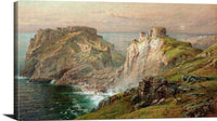 Tintagel Painting William Trost Richards Canvas Art Fine Art Print
