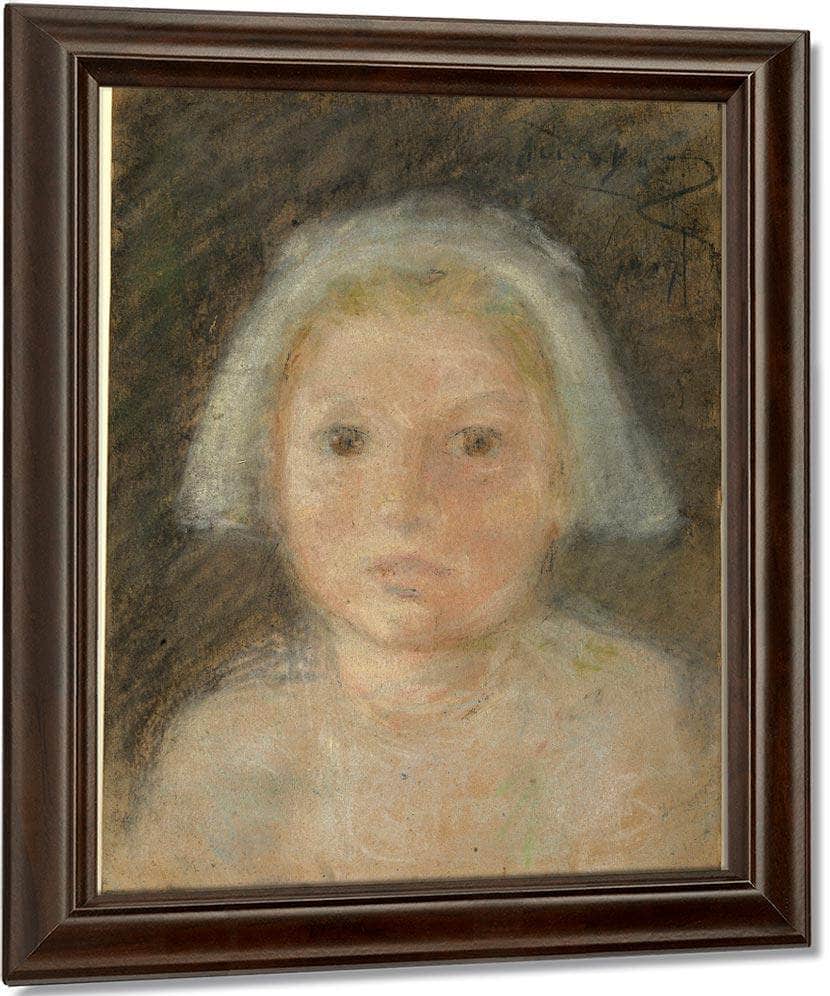 Tiny White Cap By Alice Pike Barney Fine Art Print