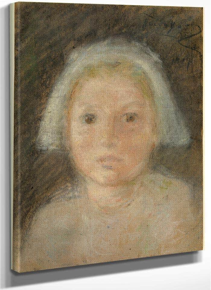 Tiny White Cap By Alice Pike Barney Fine Art Print