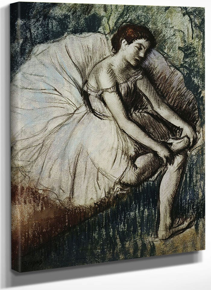 Tired Dancer By Edgar Degas Fine Art Print