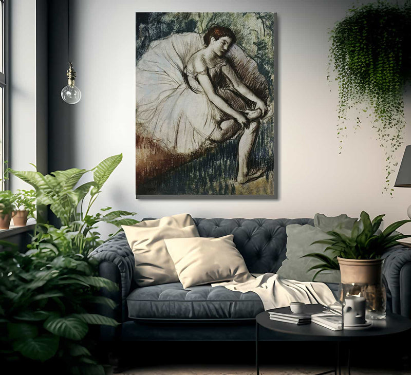 Tired Dancer By Edgar Degas Fine Art Print