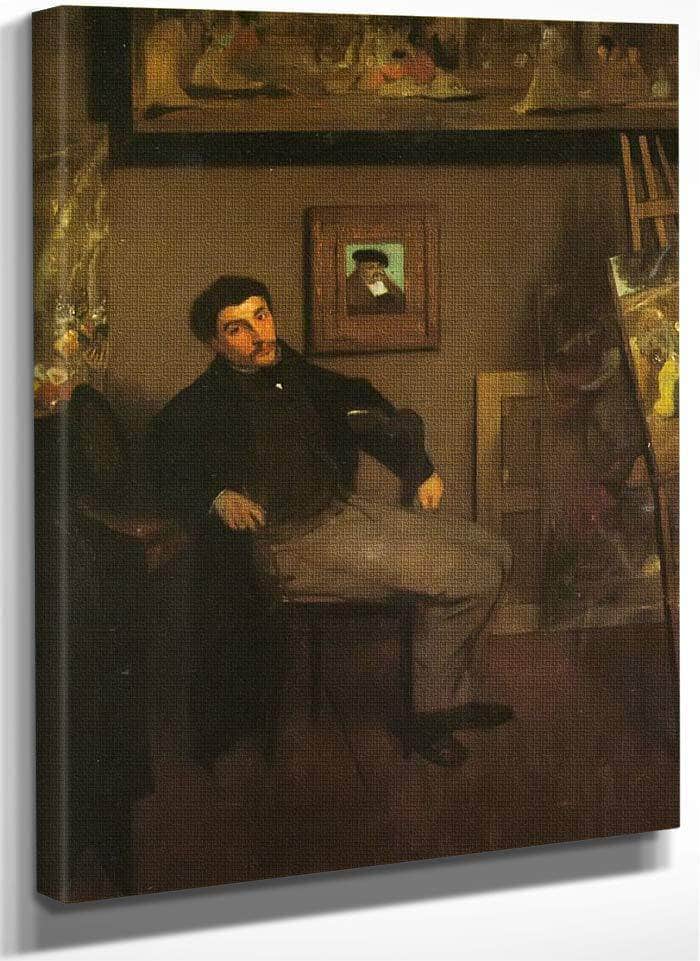 Tissot In An Artists Studio By James Tissot Fine Art Print