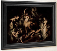 Titania And Bottom By Henry Fuseli Fine Art Print