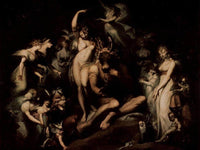 Titania And Bottom By Henry Fuseli Fine Art Print
