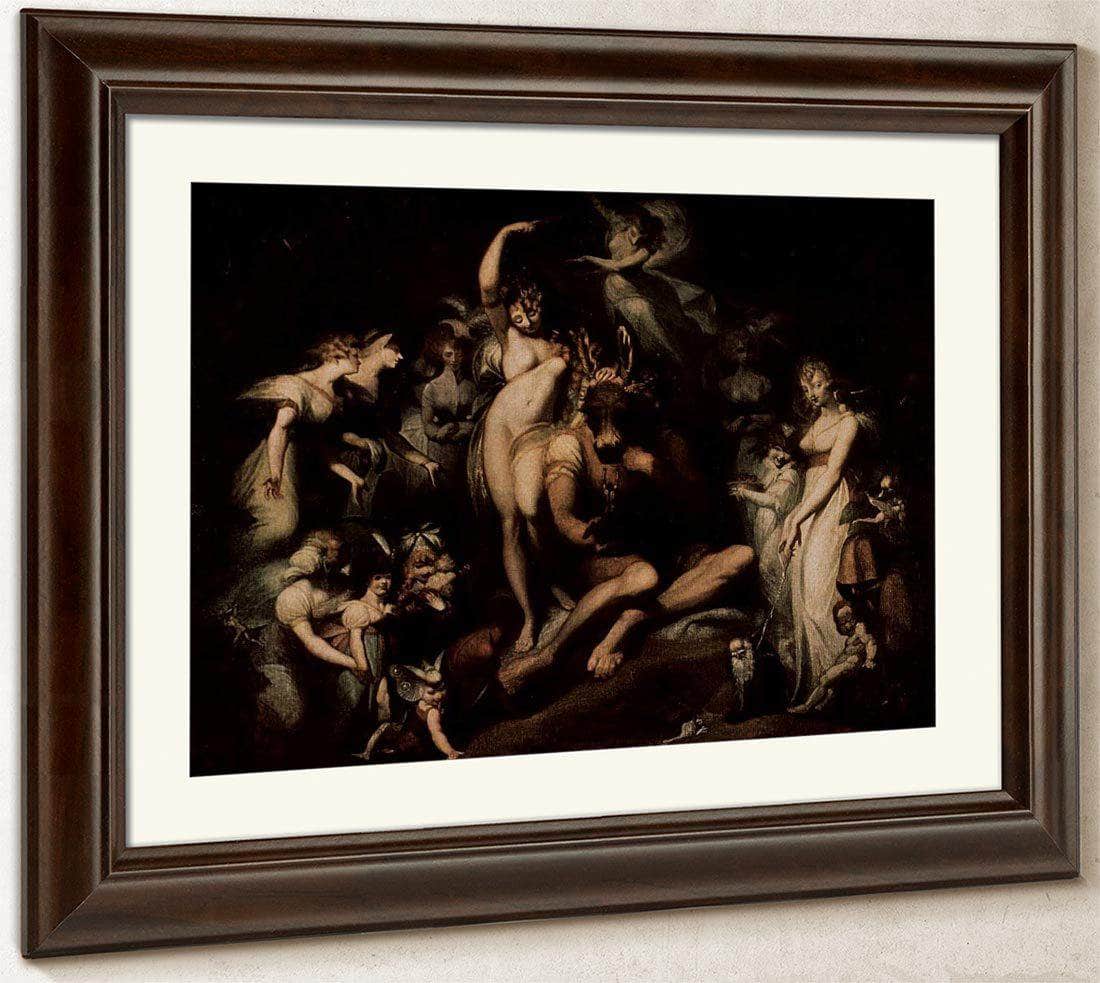 Titania And Bottom By Henry Fuseli Fine Art Print
