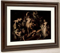 Titania And Bottom By Henry Fuseli Fine Art Print