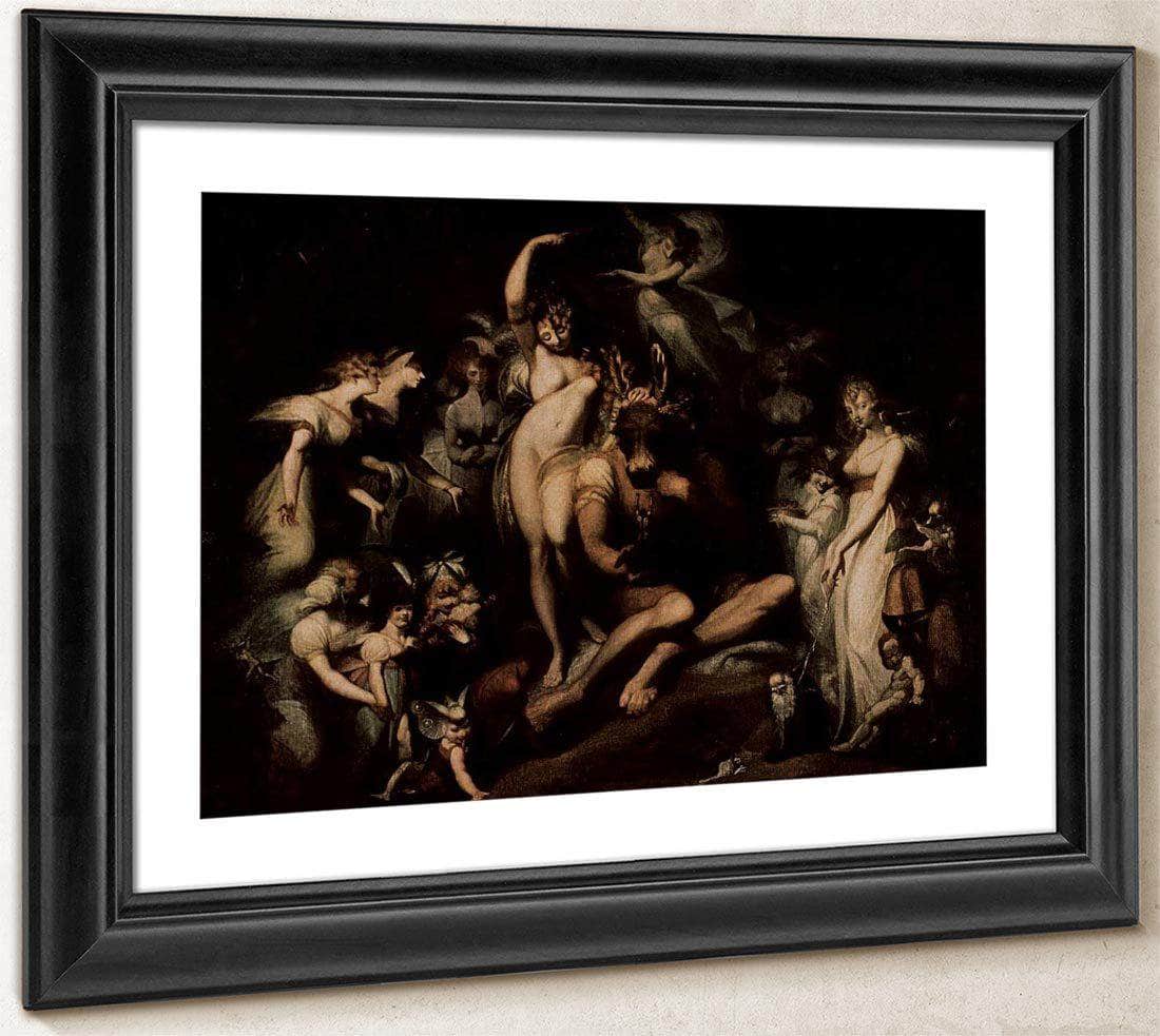 Titania And Bottom By Henry Fuseli Fine Art Print