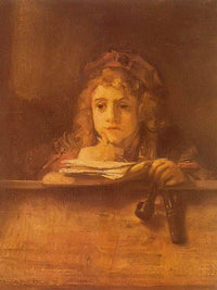 Titus At His Desk 1655 By Rembrandt Fine Art Print