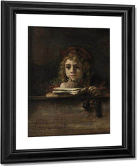 Titus Van Rijn The Artist's Son Reading By Rembrandt Fine Art Print