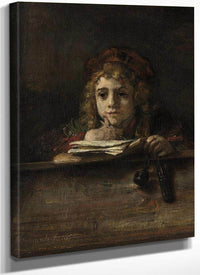 Titus Van Rijn The Artist's Son Reading By Rembrandt Fine Art Print