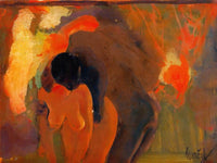 To Hell With Darwin By Maynard Dixon Fine Art Print