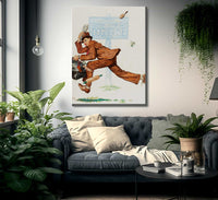 To The Doghouse By Monte Crews Fine Art Print