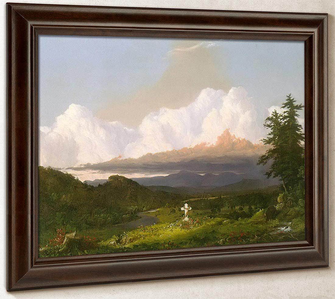 To The Memory Of Cole By Frederic Edwin Church Fine Art Print