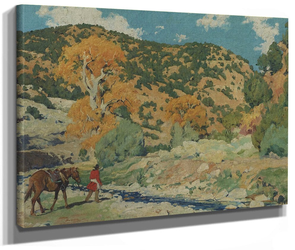 To Water By Walter Ufer Fine Art Print