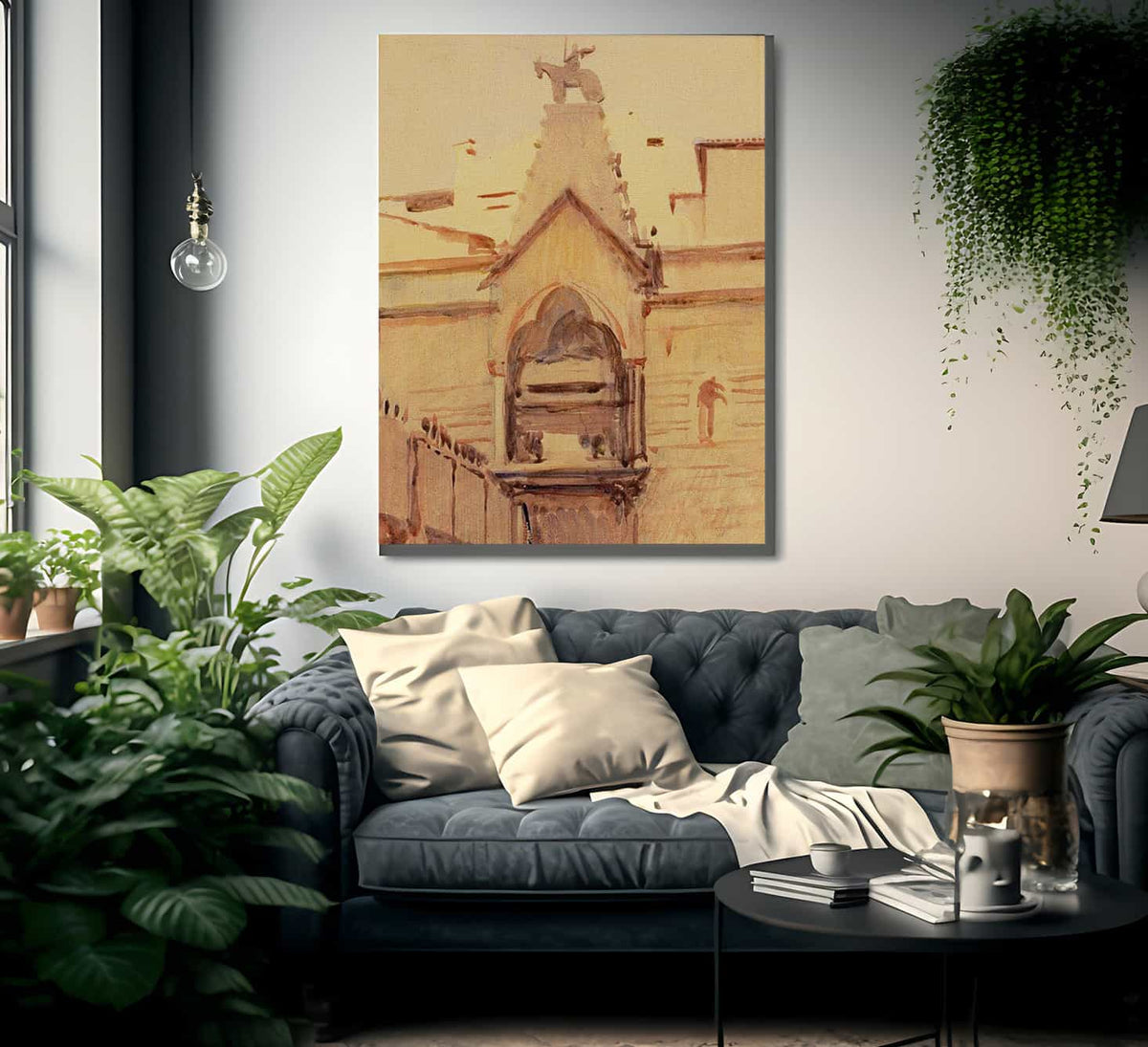 Tomb Of Verona By Abbott Handerson Thayer Fine Art Print