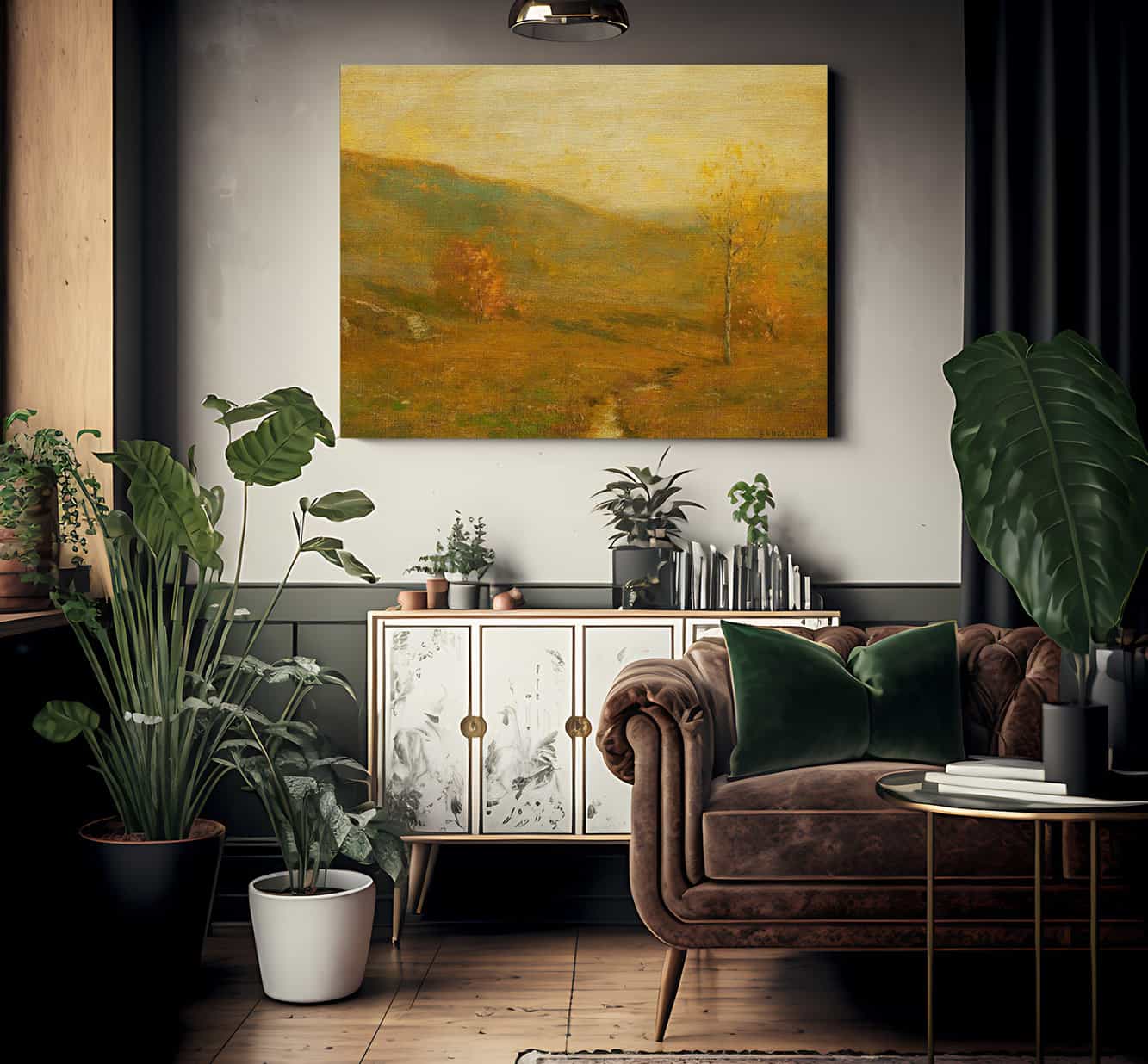 Tonalist Landscape By Bruce Crane Fine Art Print