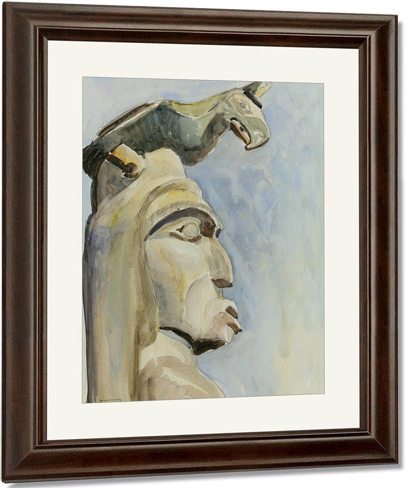 Top Of By The By Totem By Emily Carr Fine Art Print