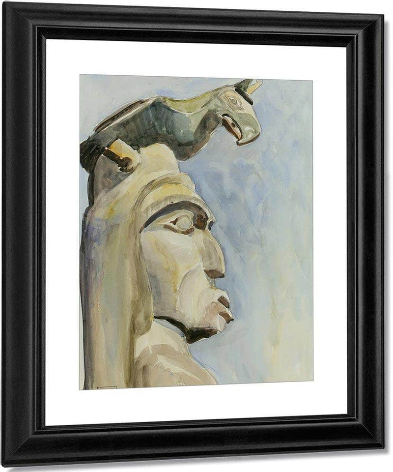 Top Of By The By Totem By Emily Carr Fine Art Print
