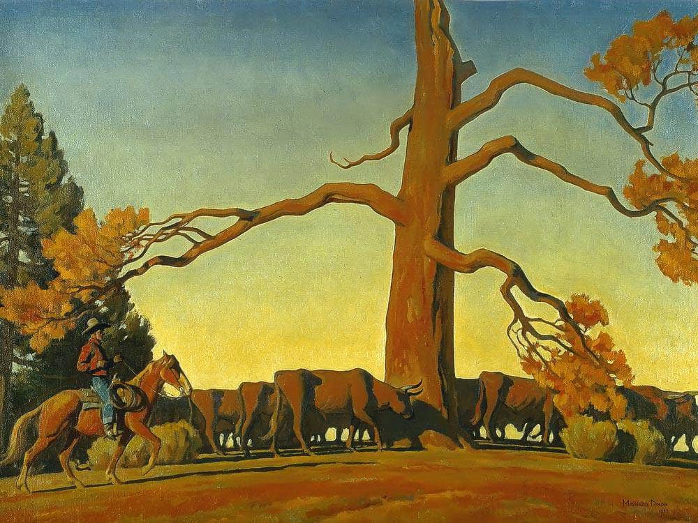 Top Of The Ridge By Maynard Dixon Fine Art Print