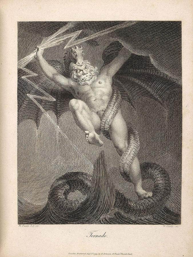 Tornado By Henry Fuseli Fine Art Print
